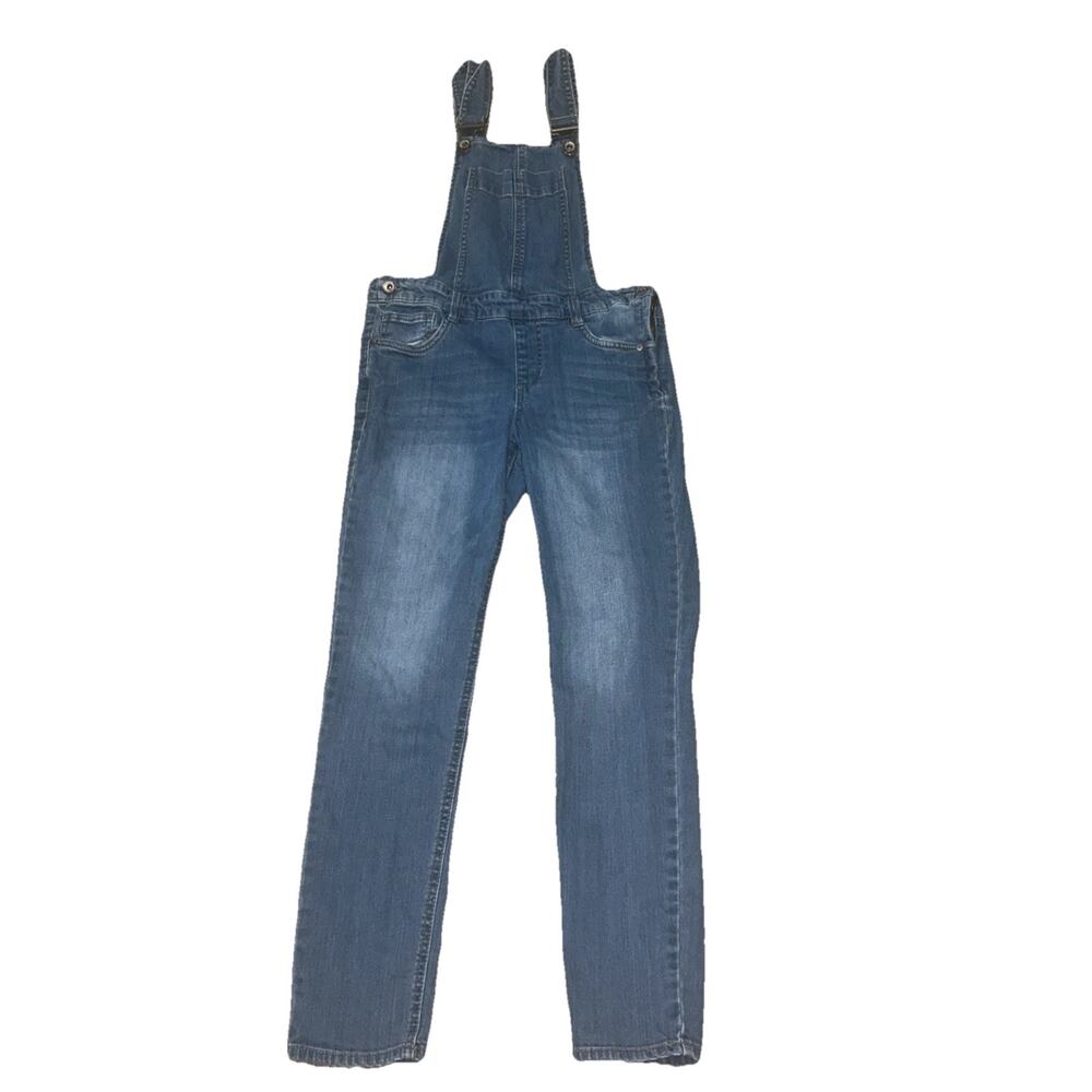 Dollhouse Denim Bib Overalls Jumpsuit Blue Jeans Size 9 Junior